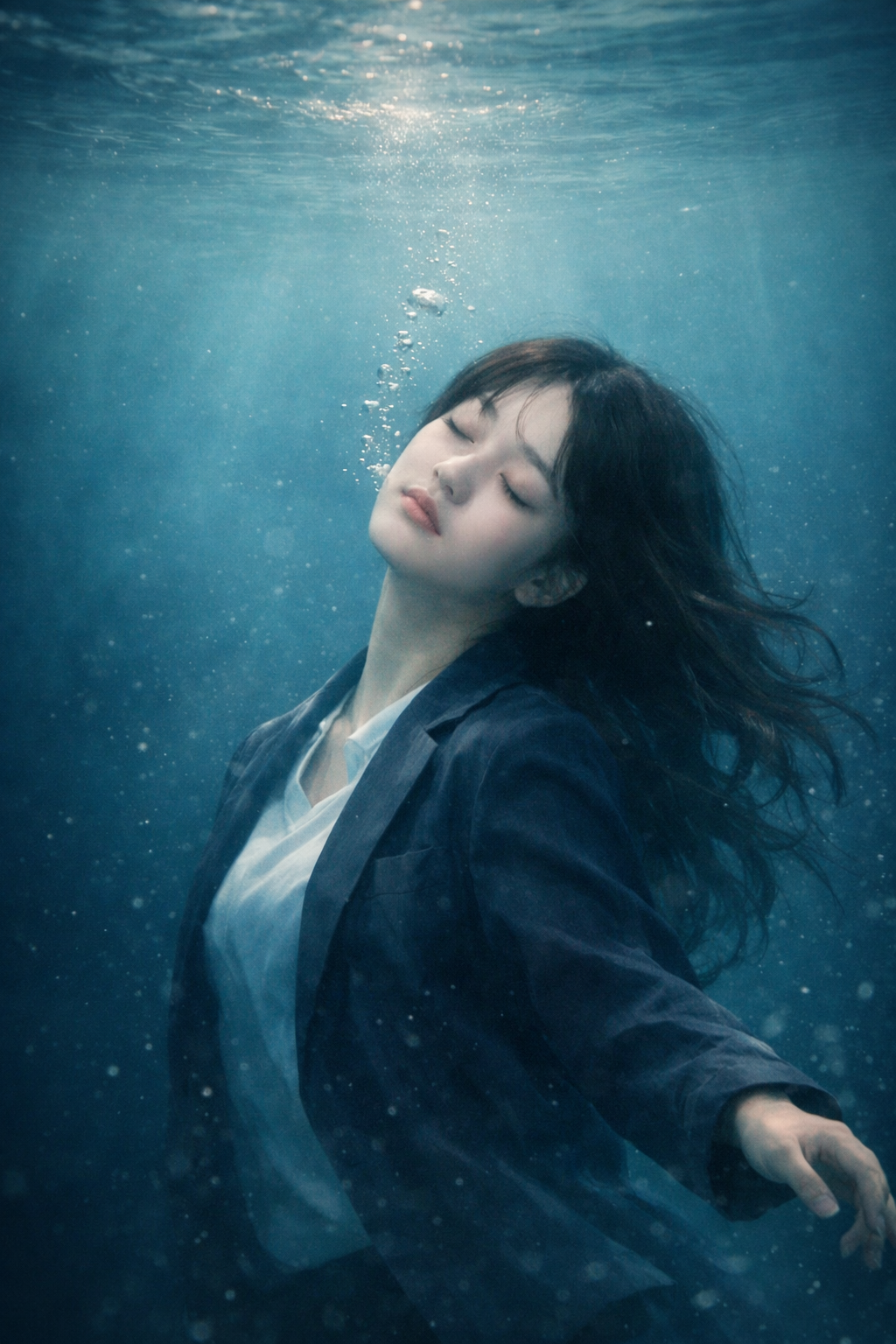 Blue underwater mood